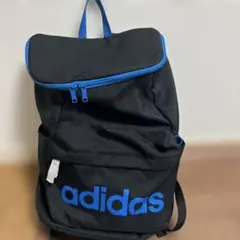 美品　adidas リュック ブラック/ブルー
