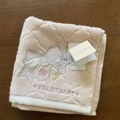 JILL STUART リボン刺繍タオルハンカチ