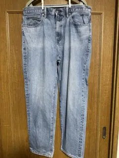 UNIQLO ライトブルー オーバーサイズデニム 34