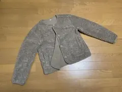 ユニクロ フリース ボア ボタン付き