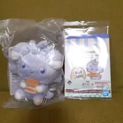 新品未開封　一番くじ　ポケピース　ニャスパー　ぬいぐるみマスコット　F賞　J賞付