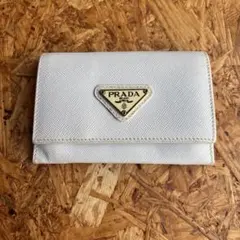 PRADA サフィアーノ 名刺入れ カードケース ホワイトのサムネイル