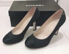 CHANEL♡シャネル♡パール♡ハイヒール♡パンプス♡パール♡ココマークのサムネイル