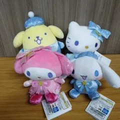 サンリオキャラクターズスノーレインボードール1.2 4体セット