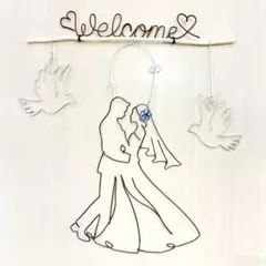 結婚式　ウエディング　ウェルカムボード　受付　ウエルカムスペース