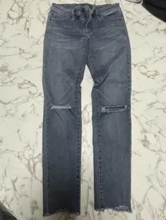 ダークブルー スキニーデニム