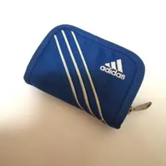 adidas アディダス コインケース 小銭入れ 硬貨入れ 財布 ブルー