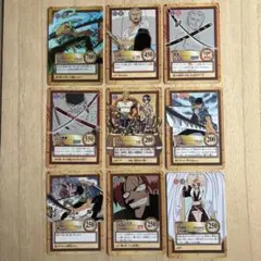 【希少】初期 ワンピース カードダス ハイパーバトル 9枚セット