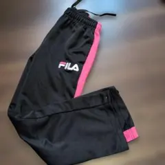 FILA ジャージ パンツ ブラック ピンク　処分品