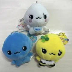 しずくちゃん　ハニーちゃん　みるみるちゃん　ガチャ　ぬいぐるみマスコット