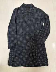 美品アマカ ゴアテックスコート トレンチ 黒 ライナー付 軽量 7.5万円 SizeMAX】取り外しライナー付き はっ水 軽量 ステンカラーコート