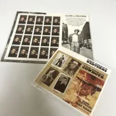 ジェームス・ディーンとクリントイーストウッドの切手まとめ売り