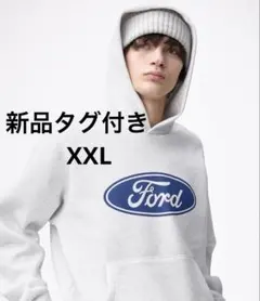 ヘビーウェイトスウェットパーカー Ford ライトグレー　XXL GU 2XL