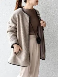 美品⭐︎ ships ボアコート　モカ