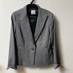 グレー テーラードジャケット スーツサイズ7
