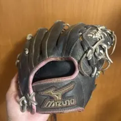 MIZUNO Victory Stage 軟式野球グローブ ブラック少年野球 - メルカリ