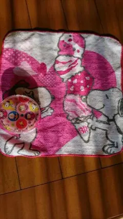 スヌーピー ミニタオル ミニポーチ