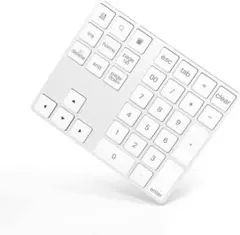 Bluetooth テンキーボード ワイヤレス 34キー 無線 充電式 H24