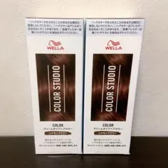 WELLA ウエラ カラースタジオ　ヘアカラー　シナモンブラウン　2個セットのサムネイル