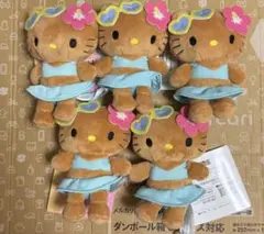 ハローキティ　マスコット　XOXOギャル　日焼けキティ