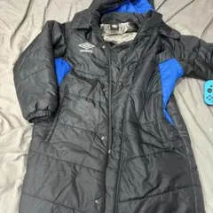UMBRO アンブロ ベンチコート 160 グレー ブルー - メルカリ