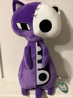 美品 ホネコネコ ぬいぐるみ 50cm メディコム・トイ 国内正規品 パンティ＆ストッキング with ガーターベルト ホネコネコ