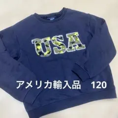 ANDY & EVAN USAロゴ トレーナー ネイビー 6 アメリカ製