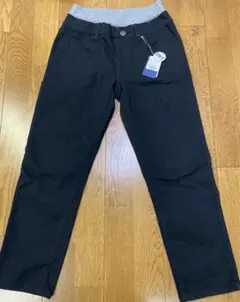 新品タグ付！！マックハウスのびるモン ストレッチパンツ 140 黒 ブラックのサムネイル