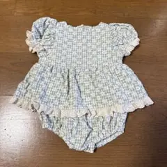 anneshirley 2025ss バックハート ロンパース M