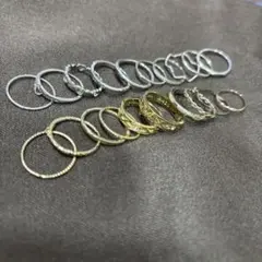 シルバー ゴールド リング20点セット