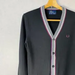 FRED PERRY Vネックカーディガン S