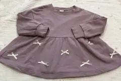 プティマイン好きな方にも♪リボンたくさんチュニックトップス♪120cm