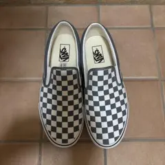 VANS チェッカー柄 スリッポン