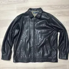 Polo by Ralph Lauren レザーブルゾン ブラック Lのサムネイル