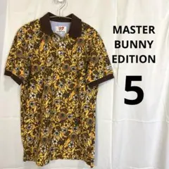 マスターバニーエディション ゴルフウェア レトロ花柄 ポロシャツ 5