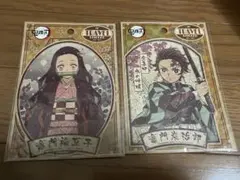 鬼滅の刃 トラベルステッカー (竈門炭治郎、竈門禰豆子) 2点セット