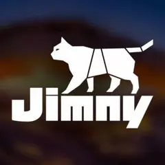 【カッティングステッカー】ジムニーロゴステッカー❗️ネコデザイン✨シエラ ノマド