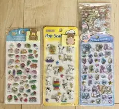 【正規品】うるちゅるシール　ドナルド&デイジー　ポップシール　スヌーピーなど