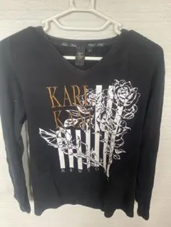 KARL KANI 長袖カットソー ブラック L