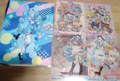 初音ミク　RODY　雪ミク　クリアファイル　クリアポスター