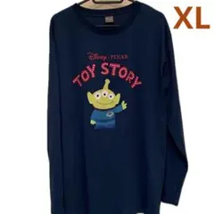 【公式】ディズニー　長袖Tシャツ【XL】リトルグリーンメン【トイストーリー】
