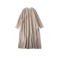 URBAN RESEARCH DOORS スタンドカラーロングシャツワンピース