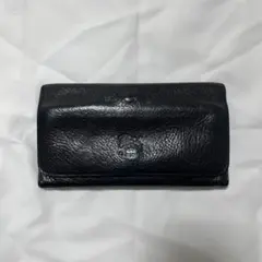 イルビゾンテ がま口 長財布 ネイビー