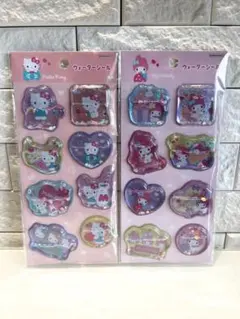 【新品未開封】サンリオ キティ＆マイメロ ウォーターシール ぷっくり