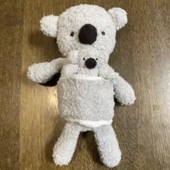 ハンドメイド　コアラと子コアラのぬいぐるみ　親子コアラ