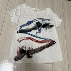 LANVIN en Bleu リボンデザイン Tシャツ 38のサムネイル