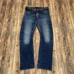 【希少】　Lee nanouniverse カーブ デニムパンツ　ヒゲ　アメカジ