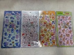 正規品 ディズニープチドロップステッカー 4種セット
