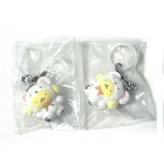 ふわふわスノー ポムポムプリン めじるしアクセサリー チャーム