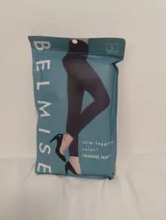 BELMISE スリムレギンス L マリンネイビー